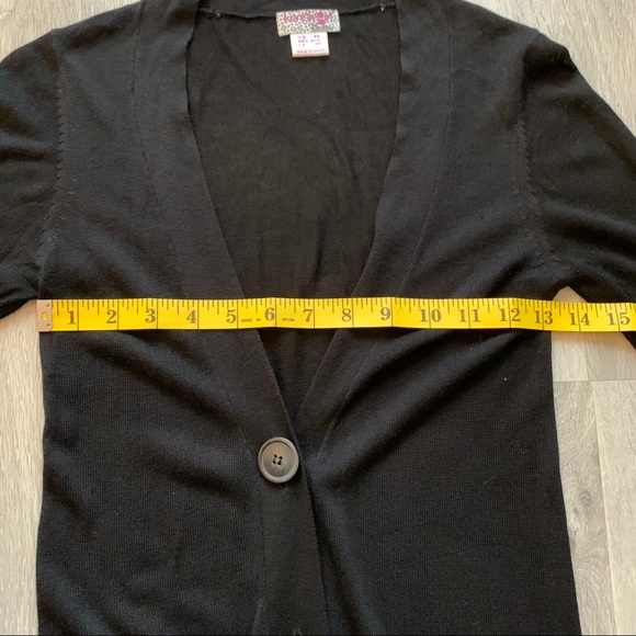 Aritzia x Kenzie Girl Long Knit Cardigan Black - Picture 7 of 12